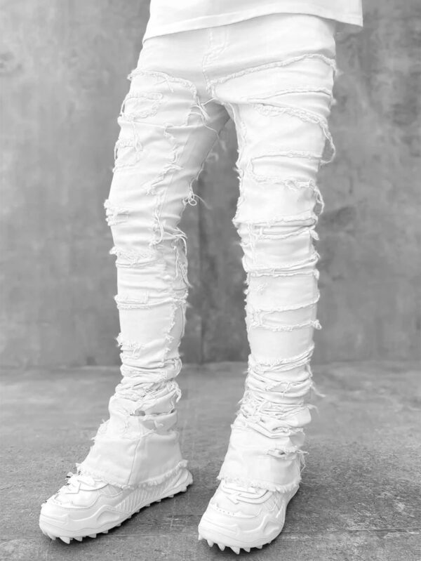 Stacked Jeans white men