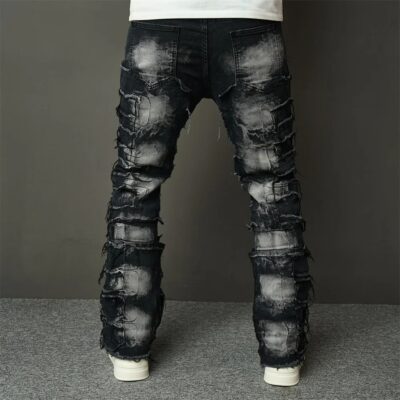 Ripped Jean with Patches