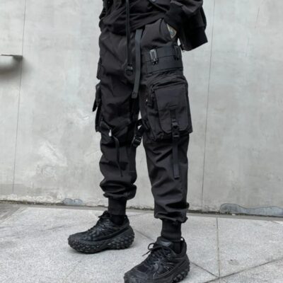 Stacked Tactical Techwear Cargo Pants for Men - Image 4