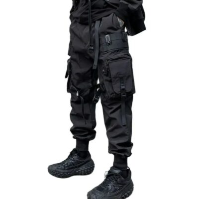 Stacked Tactical Techwear Cargo Pants for Men - Image 2